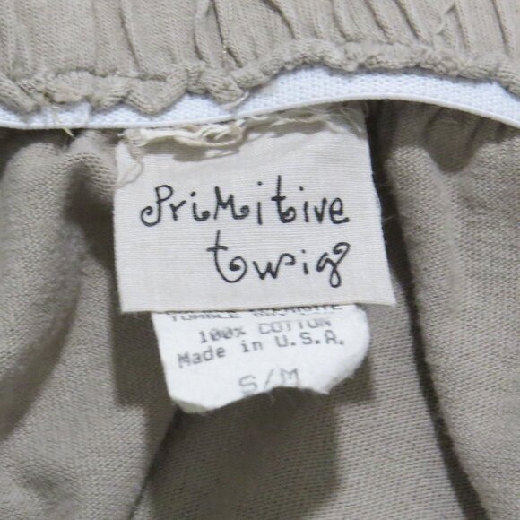 Primitive Twigs Vintage Cotton Maxi Skirt SIZE s/m Artsy, Made in USA - Picture 7 of 11